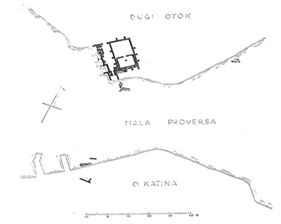 Sl.1 položaj i nacrt rimske vile