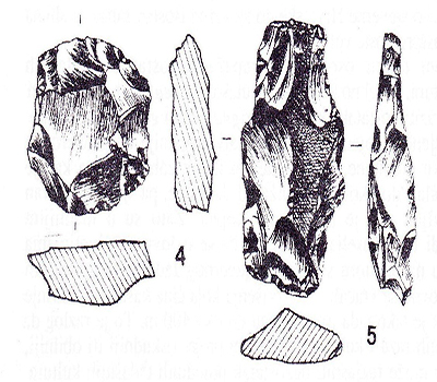sl.6.Kremeni predmeti iz mezolitika, s lokacije Krševanje i Dugo polje