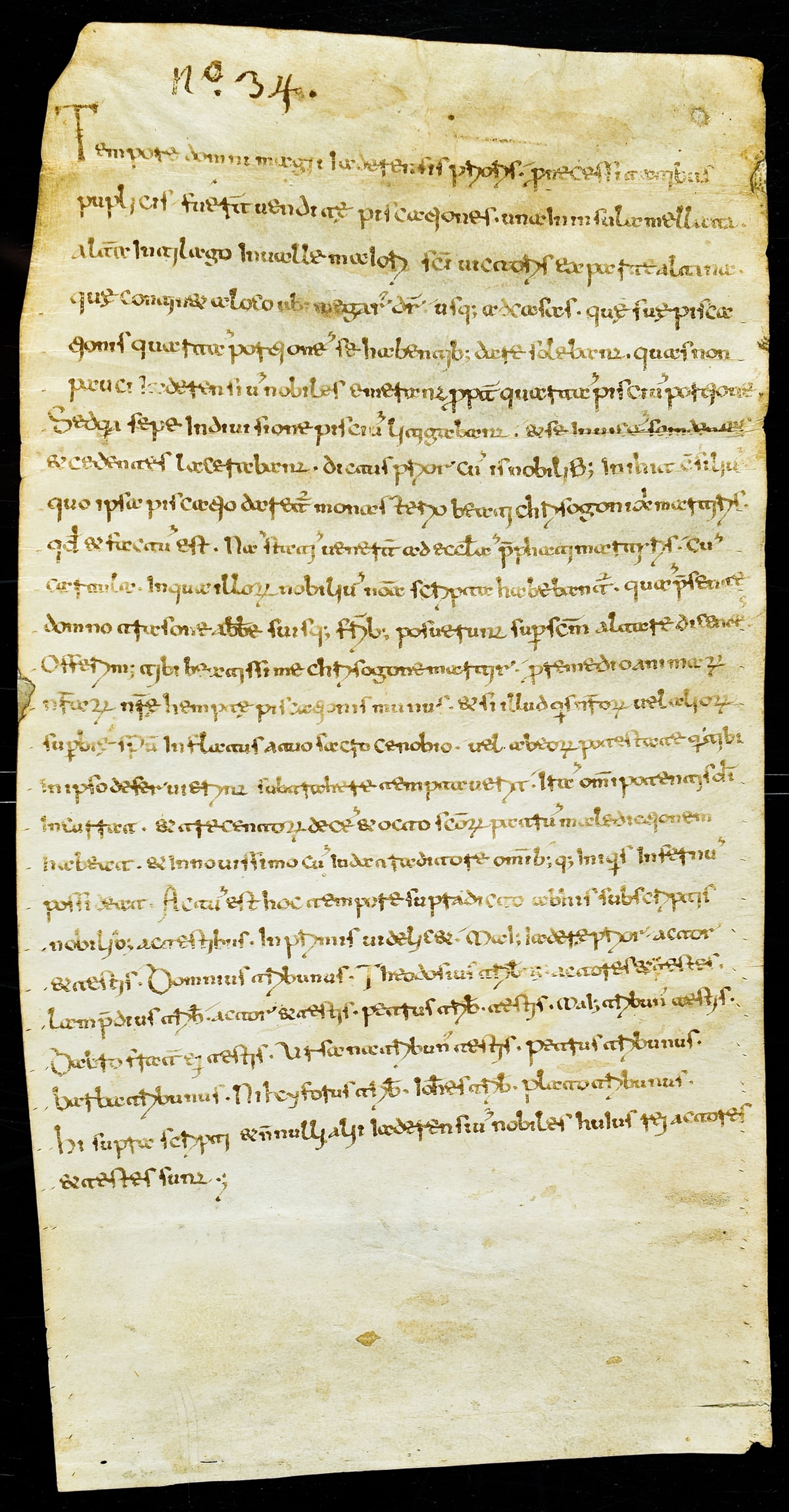 pergamena br 2 dokument o prvom spomenu ribarstva u Hrvata iz 995. godine.